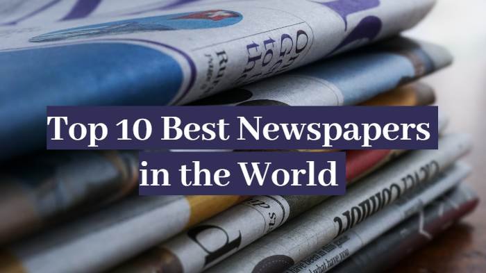 Top 10 Best Newspapers in the World 2021