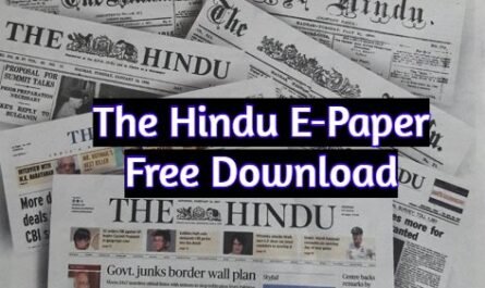 The Hindu PDF Download Today
