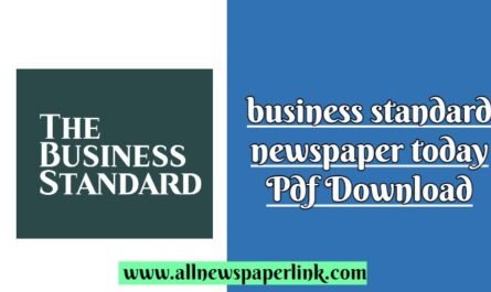 business standard newspaper pdf free download