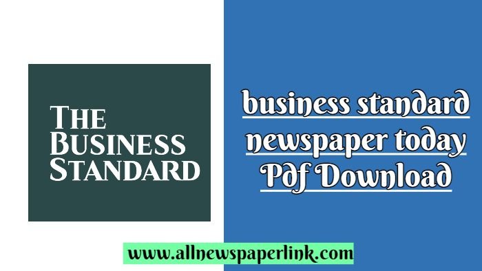 business standard newspaper pdf free download