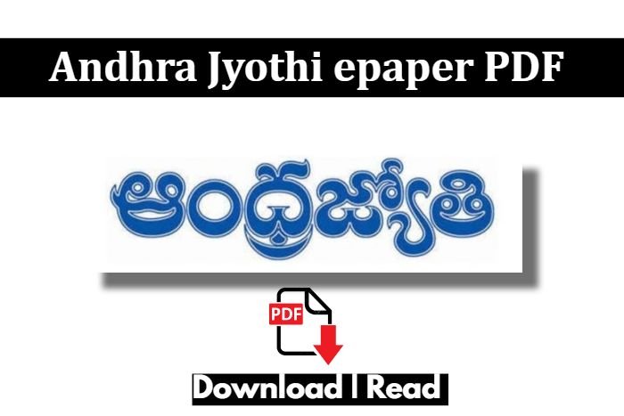 Andhra Jyoti Epaper Today | Andhra Jyothi Epaper in PDF Download Free Today