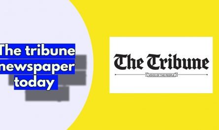 The tribune newspaper